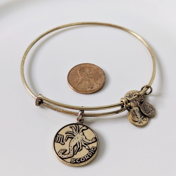 Alex & Ani Rafaelian Gold Zodiac Scorpio Bracelet